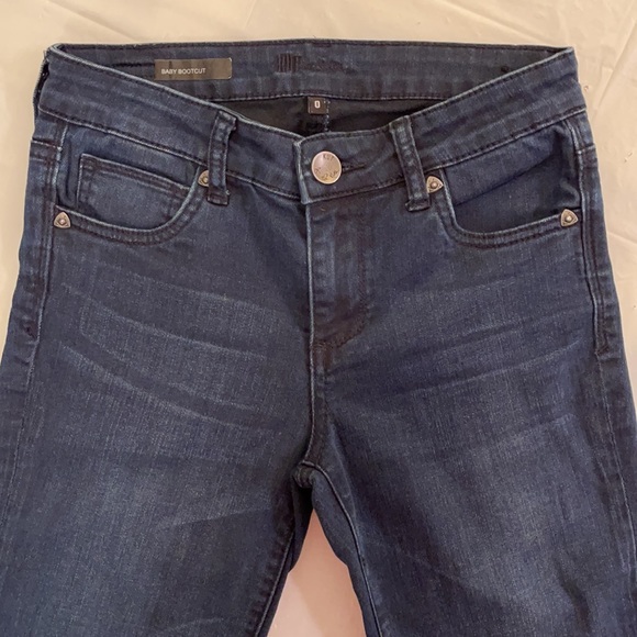 KUT Dark Blue Tall Girls Boot Cut Denim Jeans 0 - Picture 5 of 15